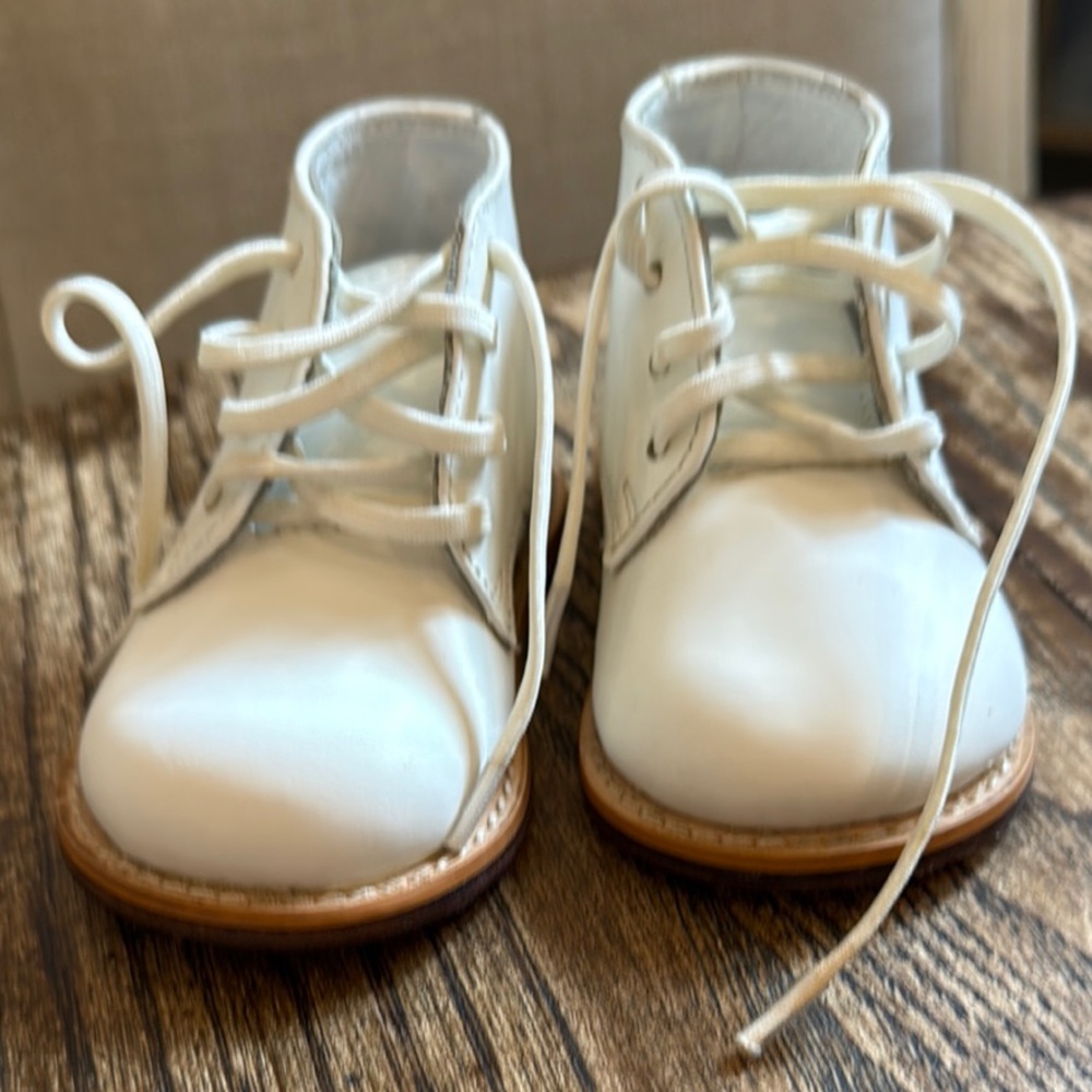 Classic White Kids Shoes